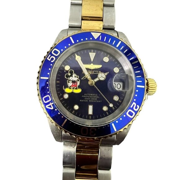 Invicta Disney Limited Edition Watch 22778 Blue Dial With Case 1202/3000
